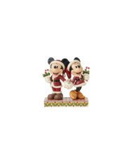Disney Traditions - Mickey Minnie Main dans la Main Noël