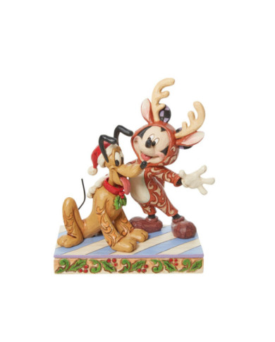 Disney Traditions - Mickey et Pluto en costumes de Noël