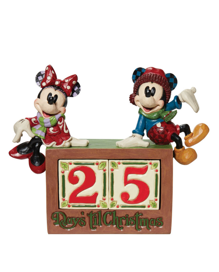 Disney Traditions - Mickey et Minnie sur un calendrier perpétuel