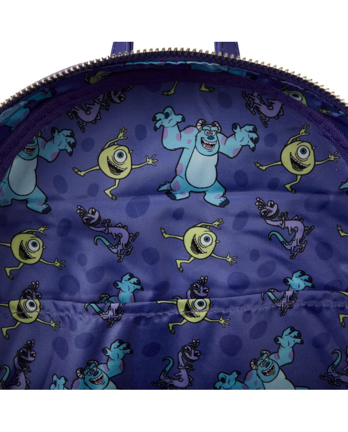 Sac à dos Loungefly - Monstres & Cie - Mike, Sully & Randall Triple Pocket