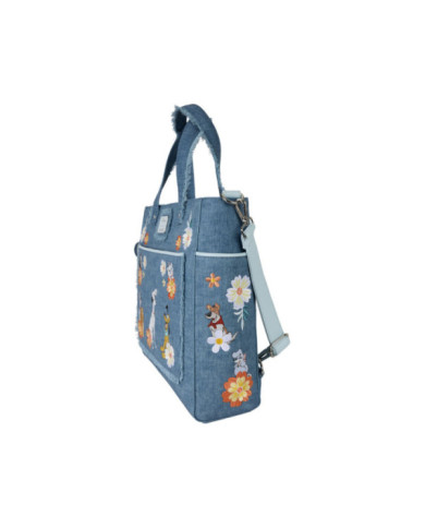 Sac convertible Loungefly - Disney Dogs & Cats - Faux Denim Fringe