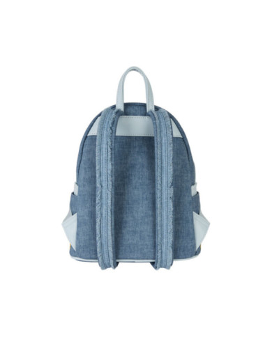 Sac à dos Loungefly - Disney Dogs & Cats - Faux Denim Fringe