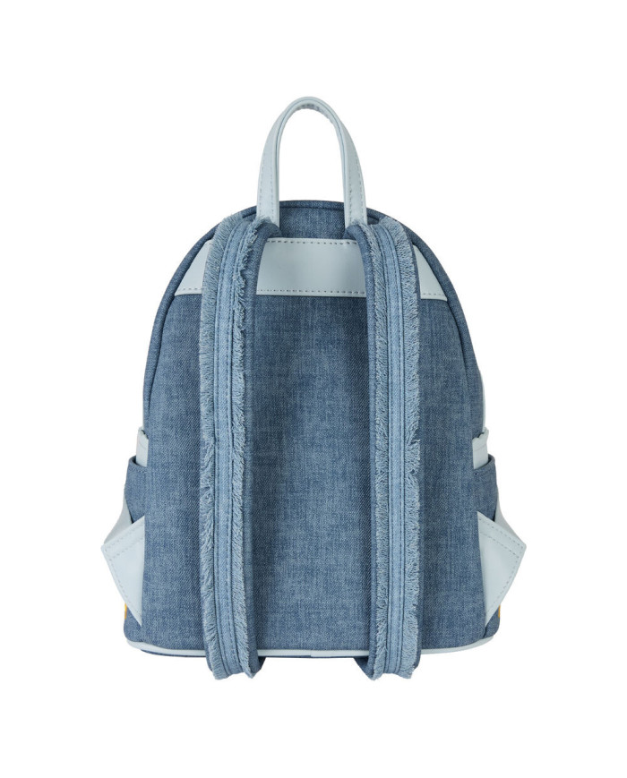 Sac à dos Loungefly - Disney Dogs & Cats - Faux Denim Fringe