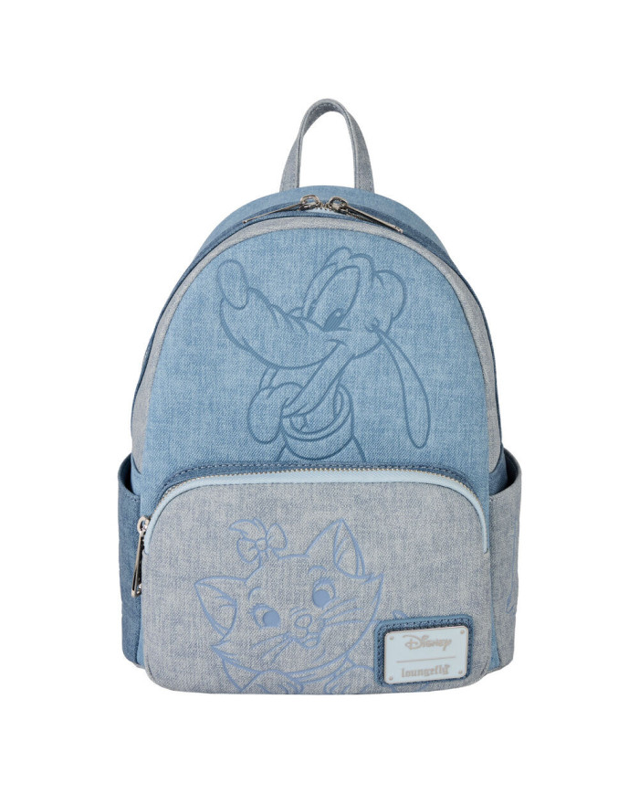 Sac à dos Loungefly - Disney Dogs & Cats - Faux Denim