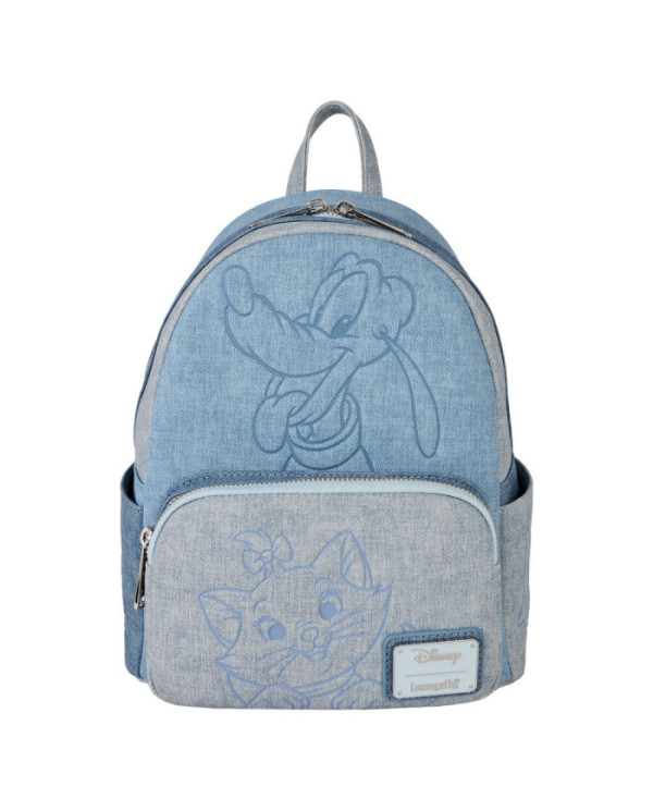 Sac à dos Loungefly - Disney Dogs & Cats - Faux Denim