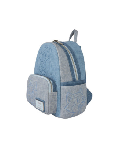 Sac à dos Loungefly - Disney Dogs & Cats - Faux Denim