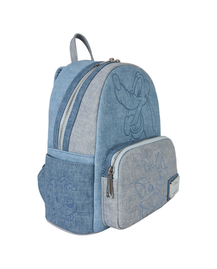 Sac à dos Loungefly - Disney Dogs & Cats - Faux Denim