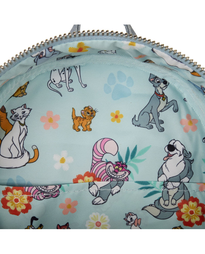 Sac à dos Loungefly - Disney Dogs & Cats - Faux Denim