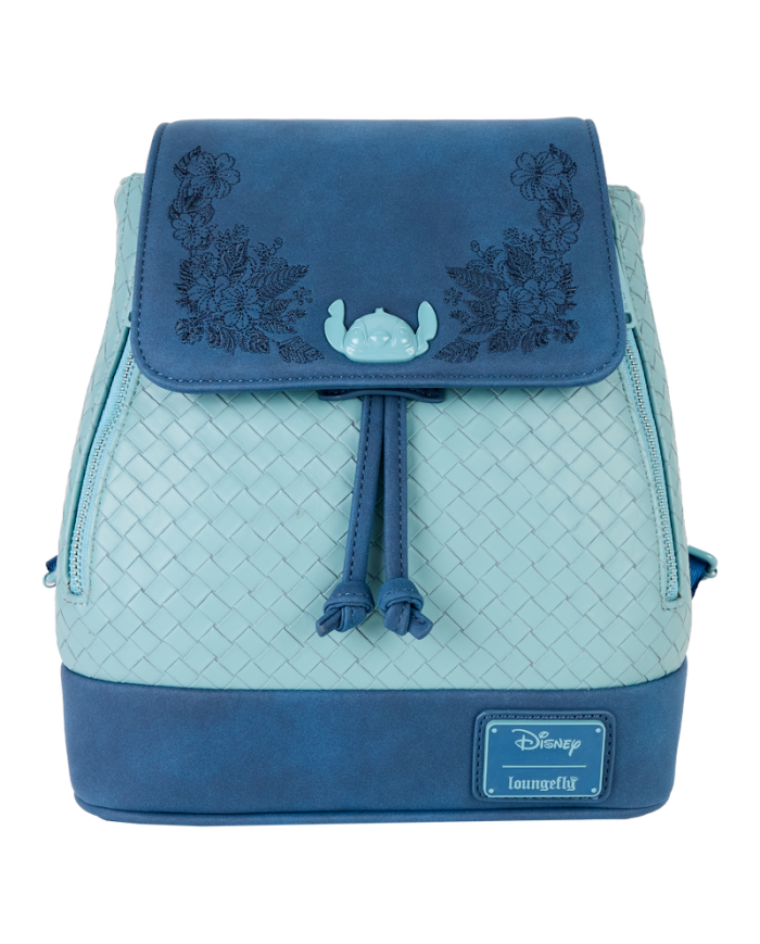 Sac à dos Loungefly - Stitch Embroidered Woven Drawstring