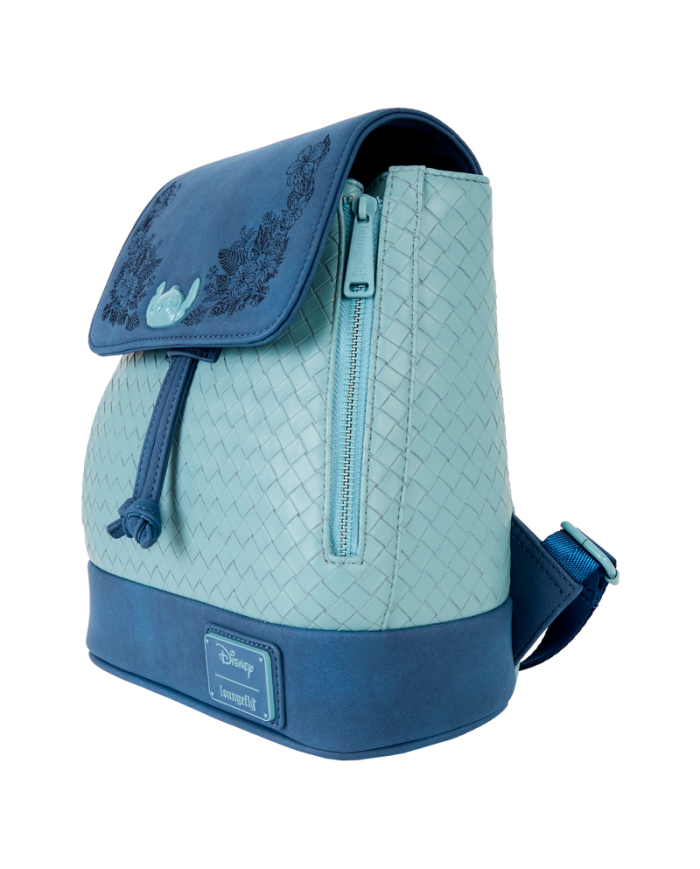 Sac à dos Loungefly - Stitch Embroidered Woven Drawstring