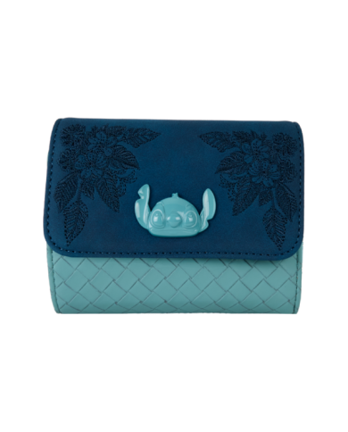 Portefeuille Loungefly - Stitch Embroidered Woven