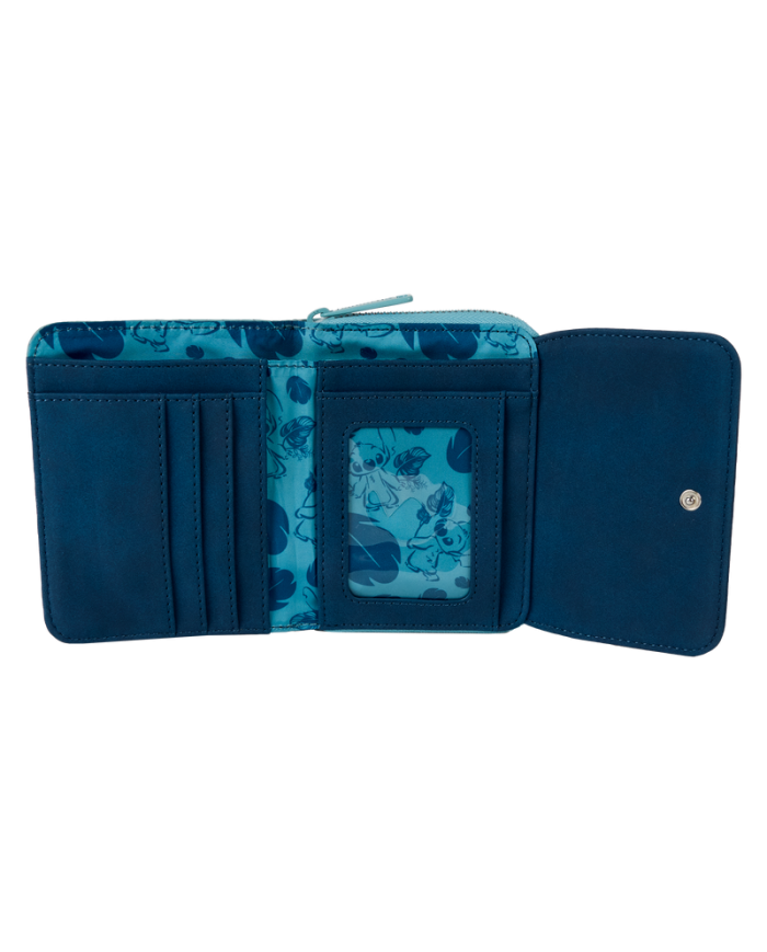 Portefeuille Loungefly - Stitch Embroidered Woven