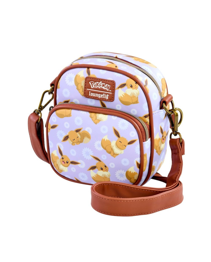 Sac à bandoulière Loungefly - Pokemon Evoli AOP