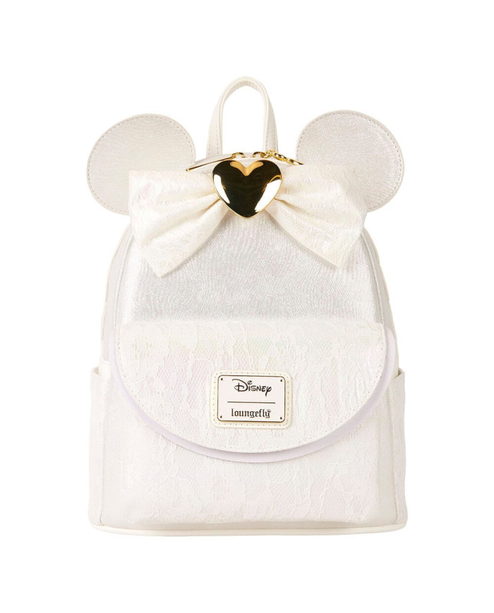 Sac à dos Loungefly - Minnie Mouse Iridescent Lace Wedding