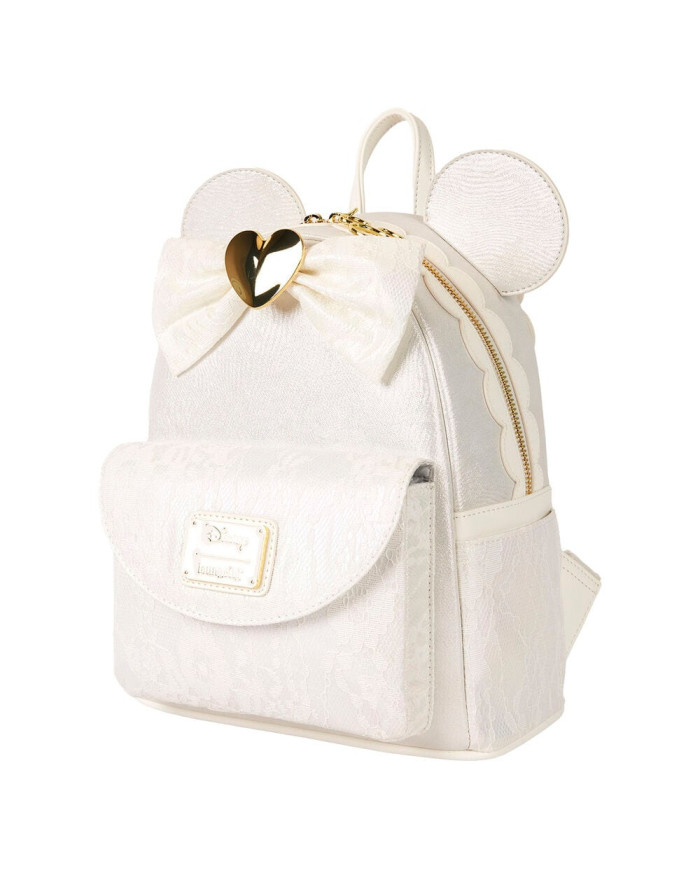 Sac à dos Loungefly - Minnie Mouse Iridescent Lace Wedding