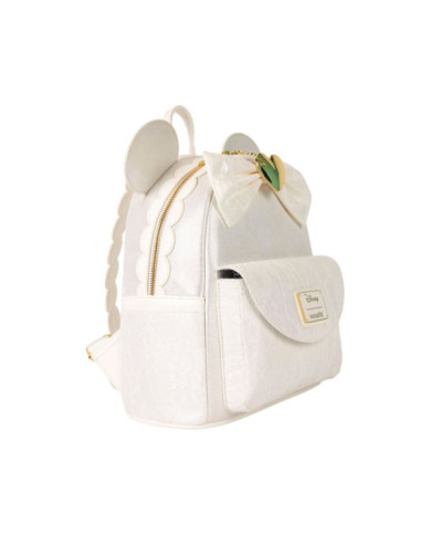 Sac à dos Loungefly - Minnie Mouse Iridescent Lace Wedding