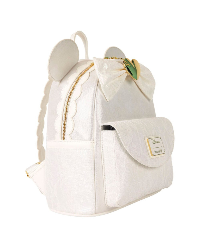 Sac à dos Loungefly - Minnie Mouse Iridescent Lace Wedding