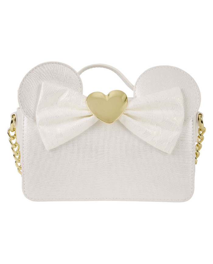 Sac à bandoulière Loungefly - Minnie Mouse Iridescent Lace Wedding