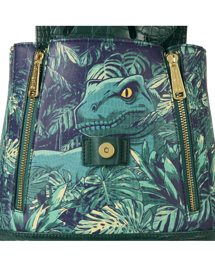 Sac à dos Loungefly - Jurassic World Jungle Velociraptor Glow Drawstring
