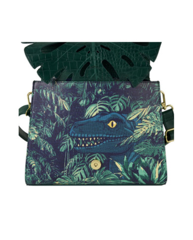 Sac à bandoulière Loungefly - Jurassic World Jungle Velociraptor Glow