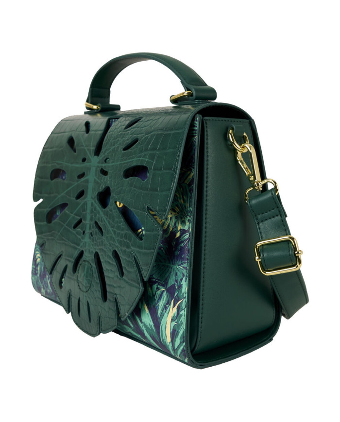 Sac à bandoulière Loungefly - Jurassic World Jungle Velociraptor Glow