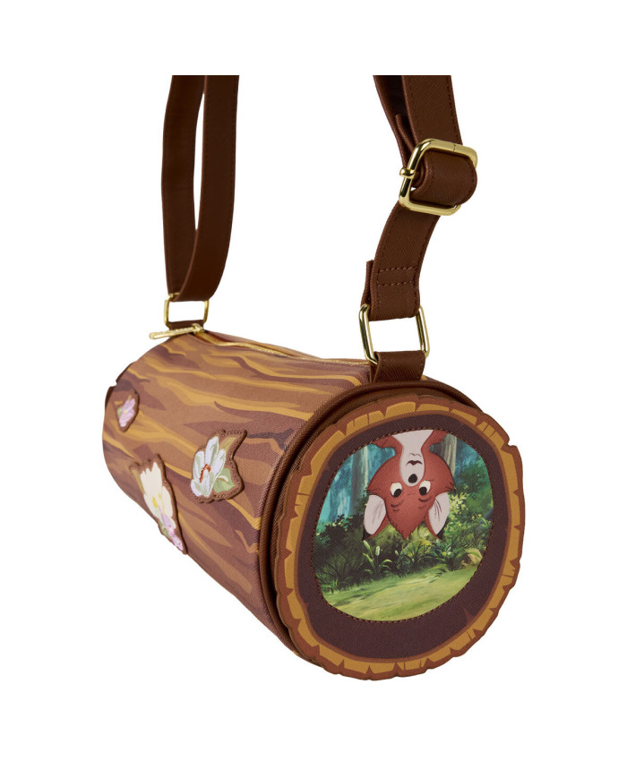 Sac à bandoulière Loungefly - Rox et Rouky Forest Floral Log Figural