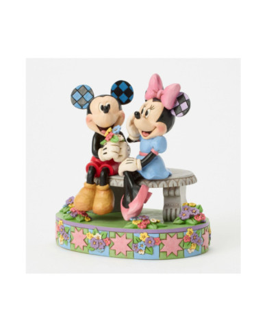 Disney Traditions - Mickey et Minnie Bouquet de Fleurs