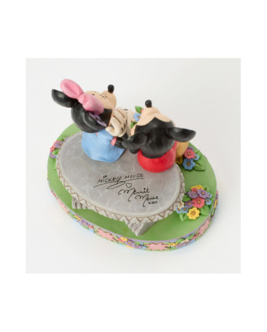 Disney Traditions - Mickey et Minnie Bouquet de Fleurs