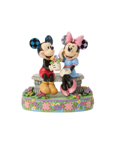 Disney Traditions - Mickey et Minnie Bouquet de Fleurs