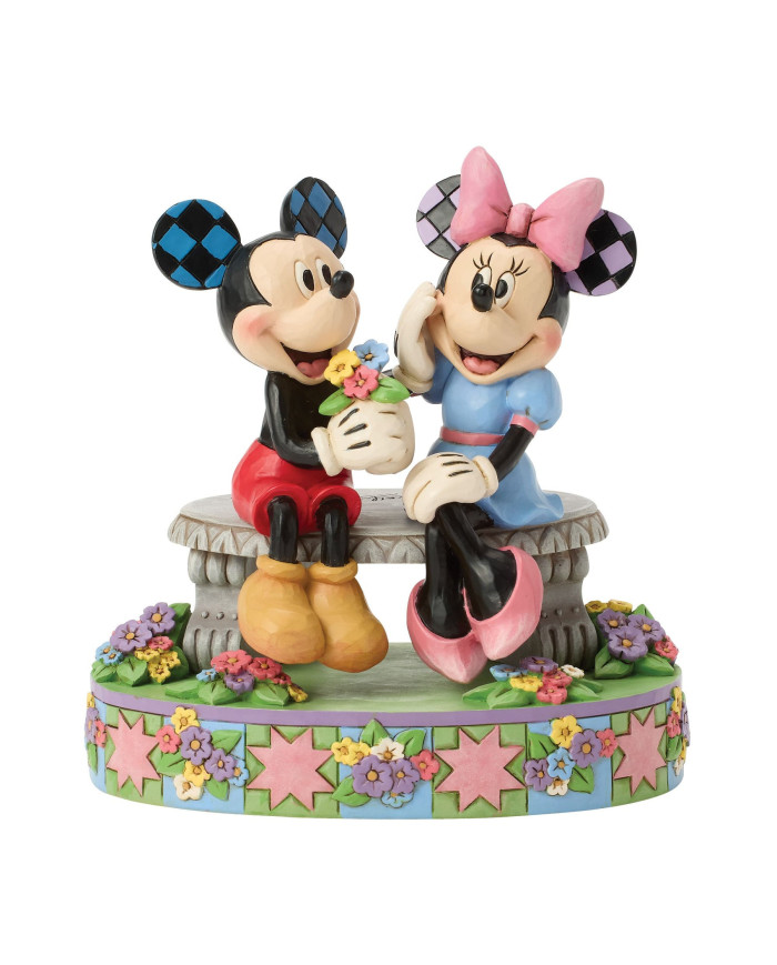 Disney Traditions - Mickey et Minnie Bouquet de Fleurs