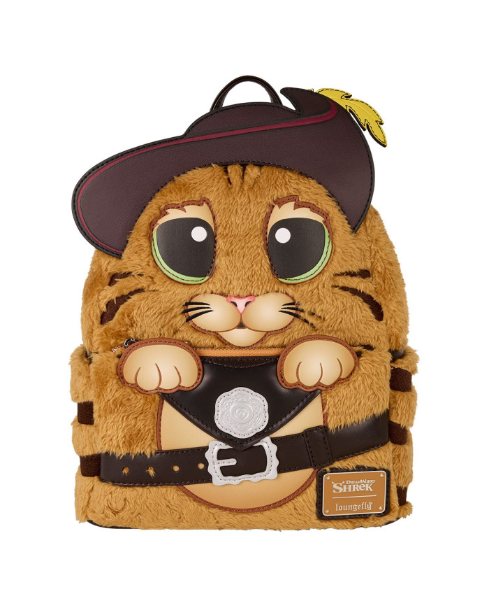 Sac à dos Loungefly - Shrek Le Chat Potté Plush Cosplay