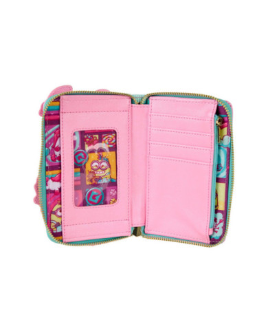 Portefeuille Loungefly - Minions Fluffy Unicorn Rainbow Glitter
