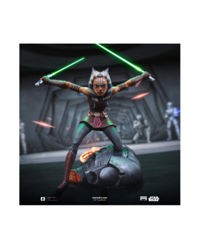 Statuette Iron Studios Ahsoka Tano Star Wars: Clone Wars Art Scale 1/10