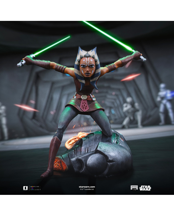 Statuette Iron Studios Ahsoka Tano Star Wars: Clone Wars Art Scale 1/10