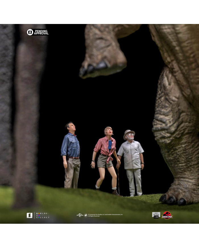 Statuette Iron Studios Welcome to the Jurassic Park "Special Edition" Jurassic Park Demi Art Scale 1/20