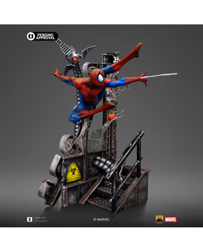 Statuette Iron Studios Spider-Man (10Th Anniversary) Marvel Comic Art Scale 1/10