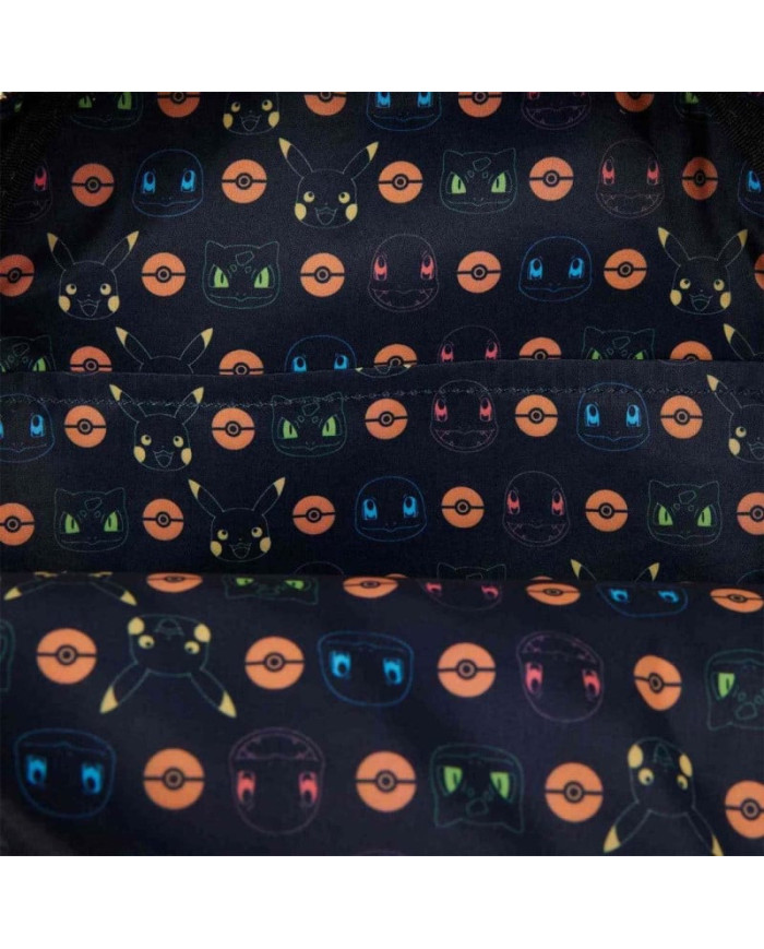 Sac à dos Loungefly - Pokemon Faux Denim All-Over Print