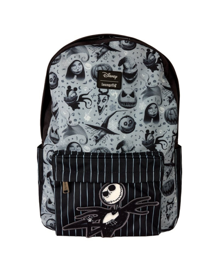 Sac à dos Loungefly - L'Etrange Noël de Mr Jack All-Over Print Nylon Full-Size