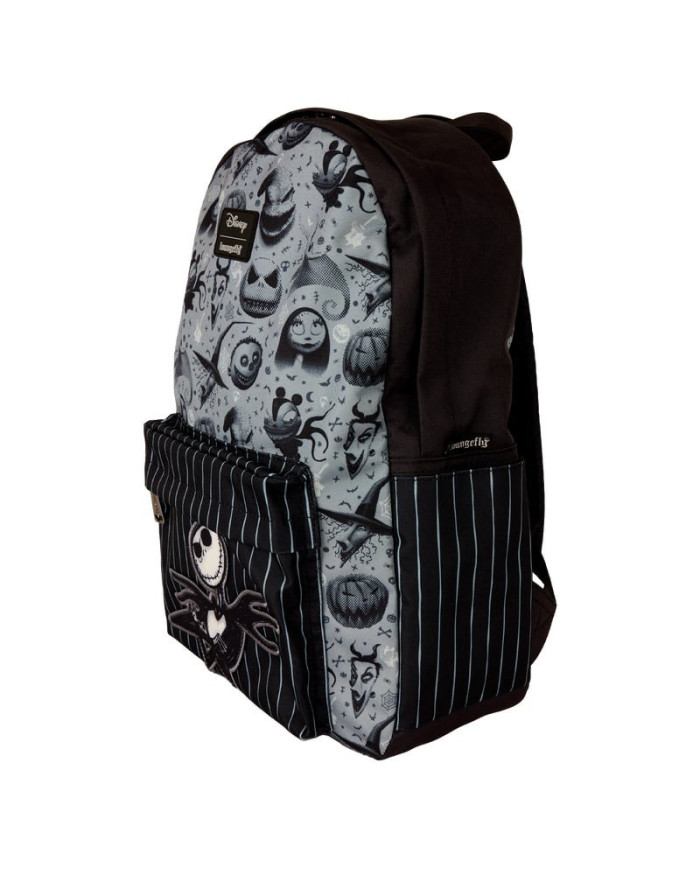 Sac à dos Loungefly - L'Etrange Noël de Mr Jack All-Over Print Nylon Full-Size