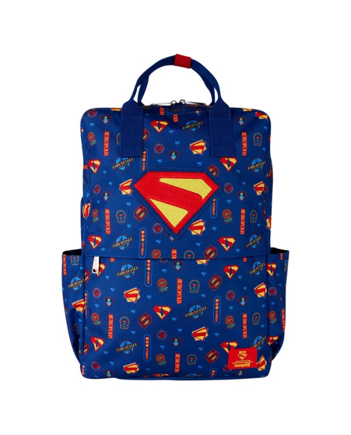 Sac à dos Loungefly - Superman All-Over Print Nylon Full-Size