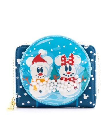 Portefeuille Loungefly - Mickey Minnie Snow Globe