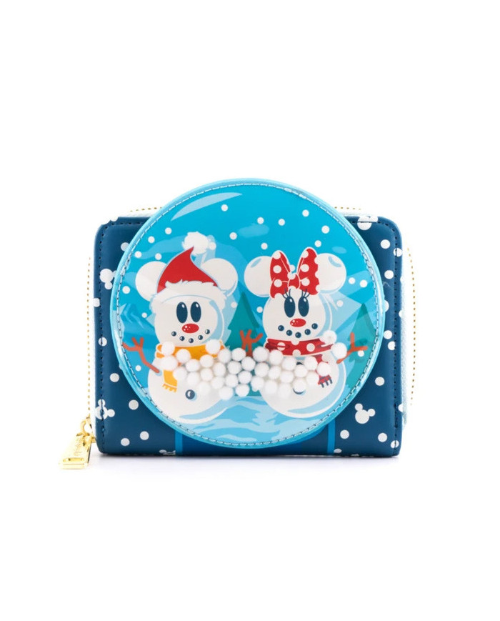 Portefeuille Loungefly - Mickey Minnie Snow Globe