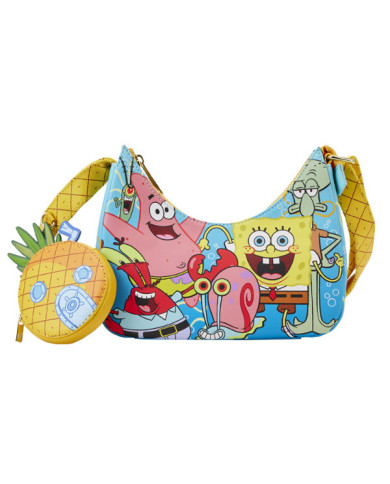 Sac à bandoulière Loungefly - Bob l'Eponge Group Shot