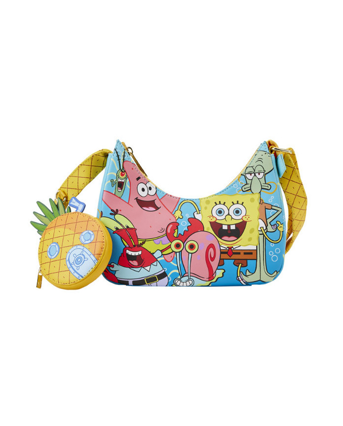 Sac à bandoulière Loungefly - Bob l'Eponge Group Shot