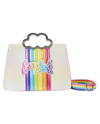Sac à bandoulière Loungefly - Lisa Frank Rainbow Cloud Handle Chain Strap