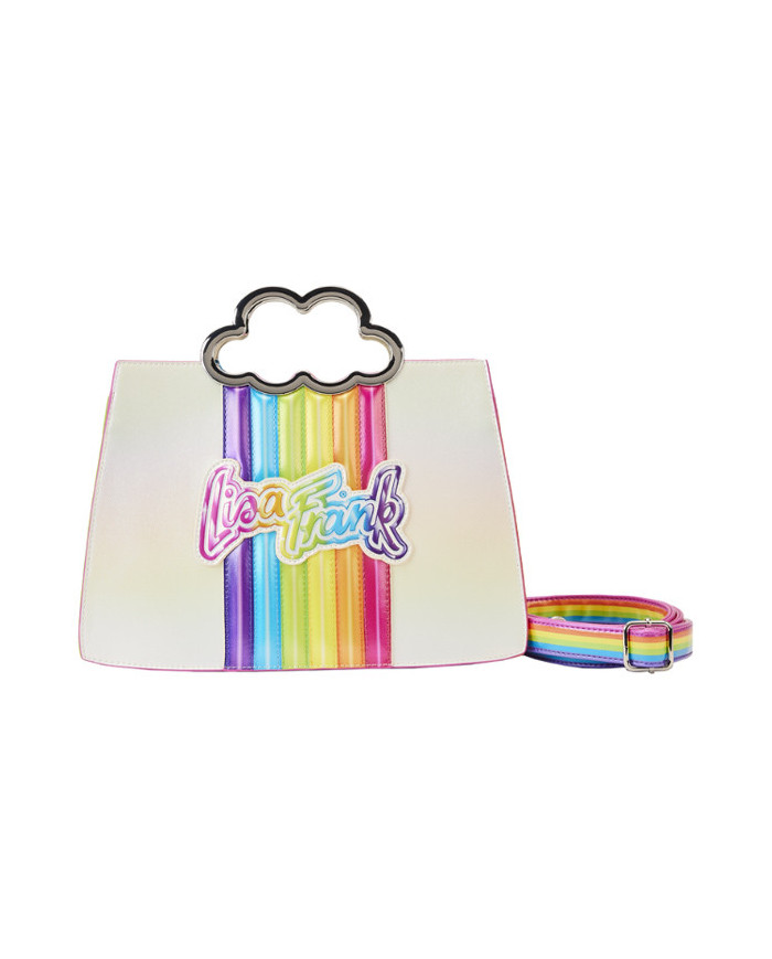 Sac à bandoulière Loungefly - Lisa Frank Rainbow Cloud Handle Chain Strap