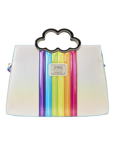 Sac à bandoulière Loungefly - Lisa Frank Rainbow Cloud Handle Chain Strap
