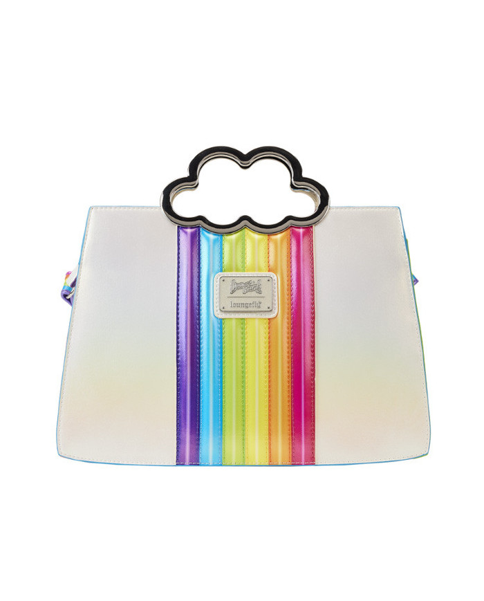 Sac à bandoulière Loungefly - Lisa Frank Rainbow Cloud Handle Chain Strap