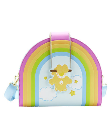 Sac à bandoulière Loungefly - Bisounours Rainbow Swing