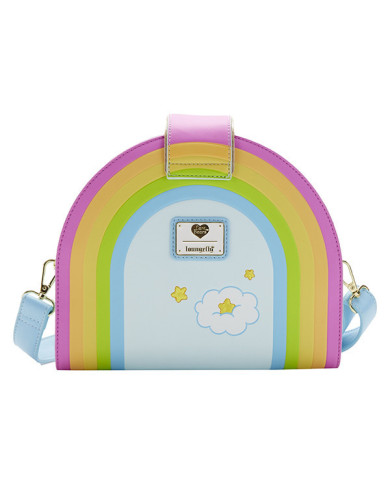 Sac à bandoulière Loungefly - Bisounours Rainbow Swing